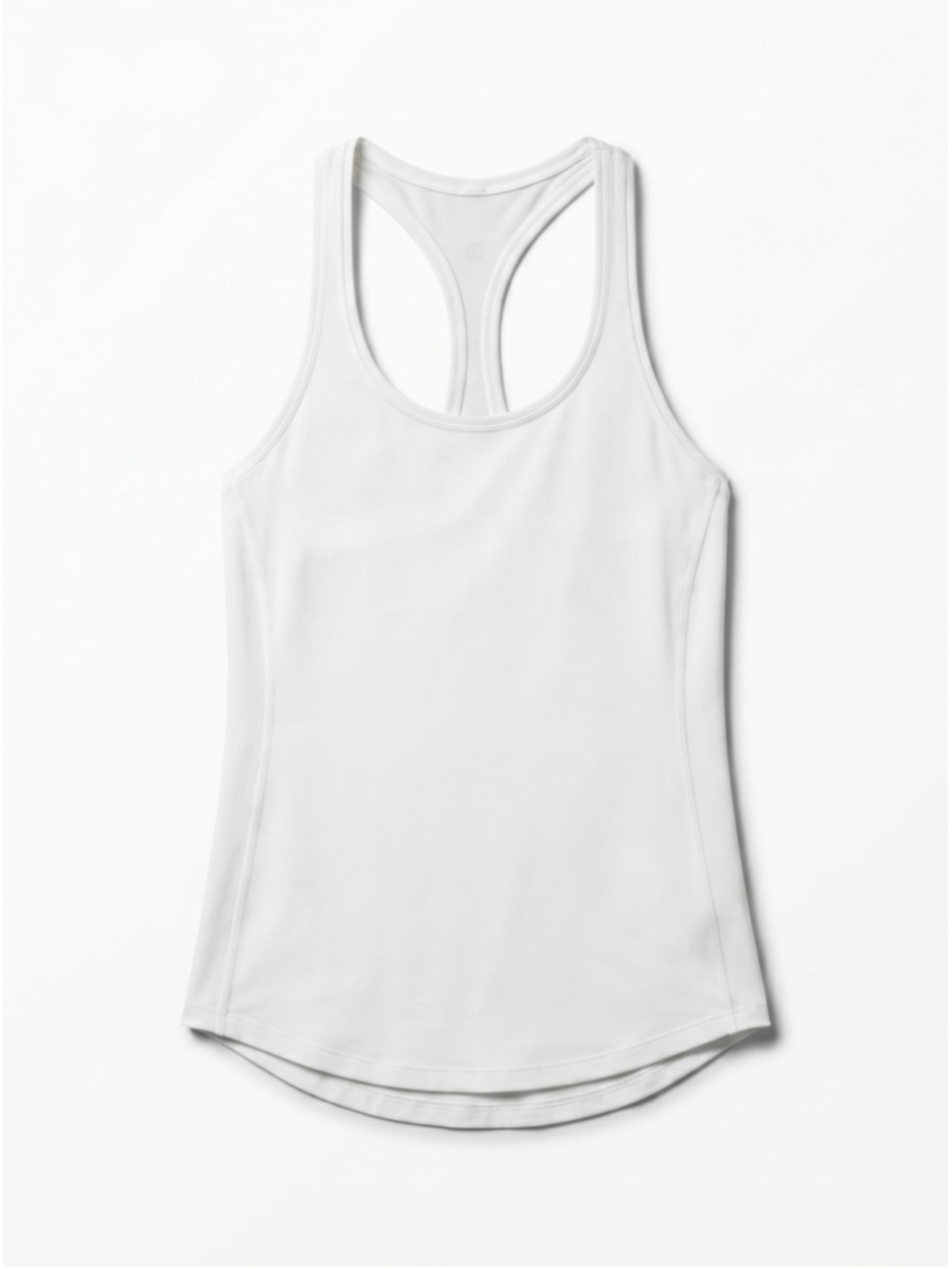 LULULEMON Cool Racerback Nulu Tank White Top, Atheisure Gym, Sz 4